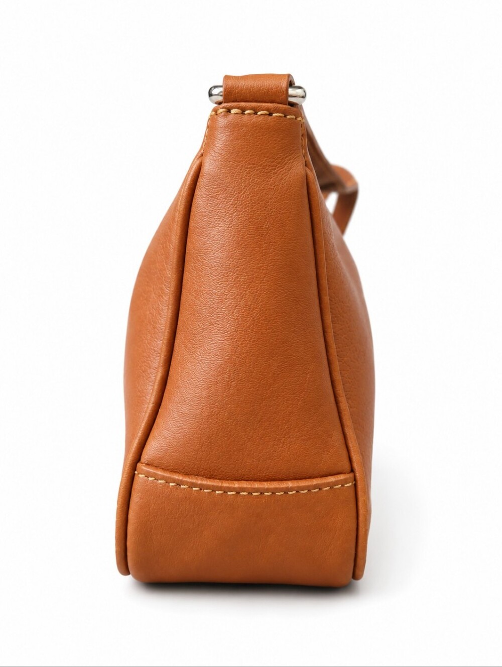 Coach Vintage Demi Hampton Caramel Leather Shoulder Bag #7587 - Picture 5 of 10